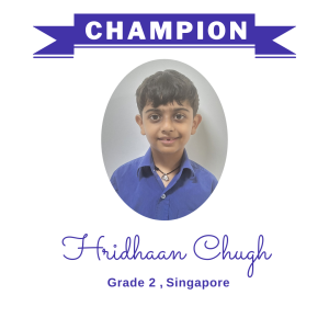 (Bulk 1) champion nov 2023 - Hridhaan Chugh