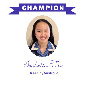 (Bulk 1) champion nov 2023 - Isabella Tse