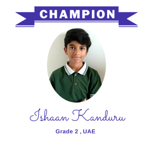 (Bulk 1) champion nov 2023 - Ishaan Kanduru