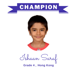 (Bulk 1) champion nov 2023 - Ishaan Saraf