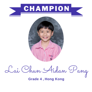 (Bulk 1) champion nov 2023 - Lai Chun Aidan Pang