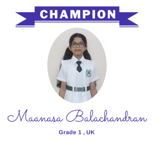 (Bulk 1) champion nov 2023 - Maanasa Balachandran