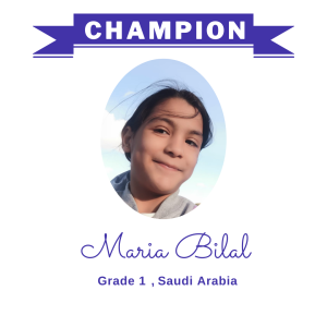 (Bulk 1) champion nov 2023 - Maria Bilal