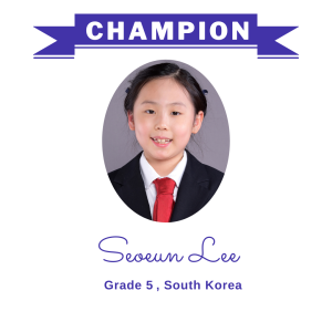 (Bulk 1) champion nov 2023 - Seoeun Lee