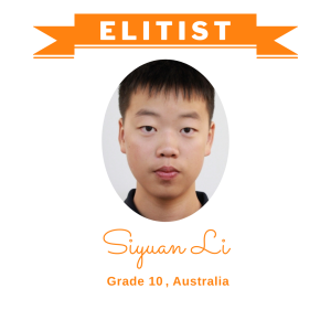 elitist 1 nov 2023 - Siyuan Li