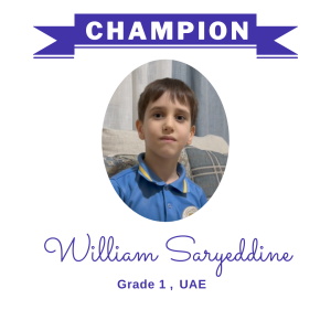 (Bulk 1) champion nov 2023 - William Saryeddine