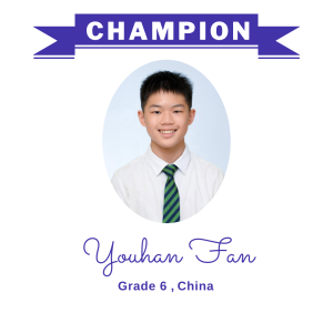 (Bulk 1) champion nov 2023 - Youhan Fan