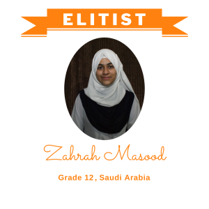 elitist 1 nov 2023 - Zahrah Masood