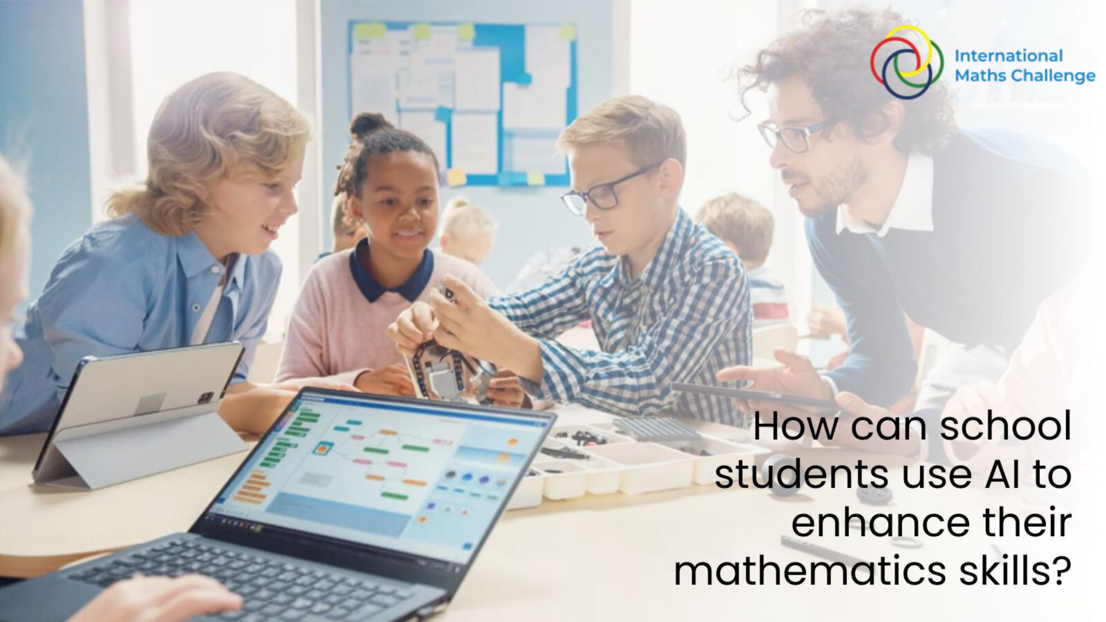 How can school students use AI to enhance their mathematics skills?